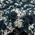 thumbnail image 3 of Unique Loom Moroccan Trellis Shag Collection Area Rug - Meknes (2' x 5' 1" Runner Navy Blue/Ivory), 3 of 6