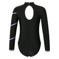 thumbnail image 2 of iiniim Kids Girls Long Sleeves Turtleneck Gymnastics Leotard Ballet Dance Bodysuit 4-14, 2 of 7