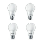 Philips LED Light Bulb, A19, Soft White, 60 WE, 4 Ct