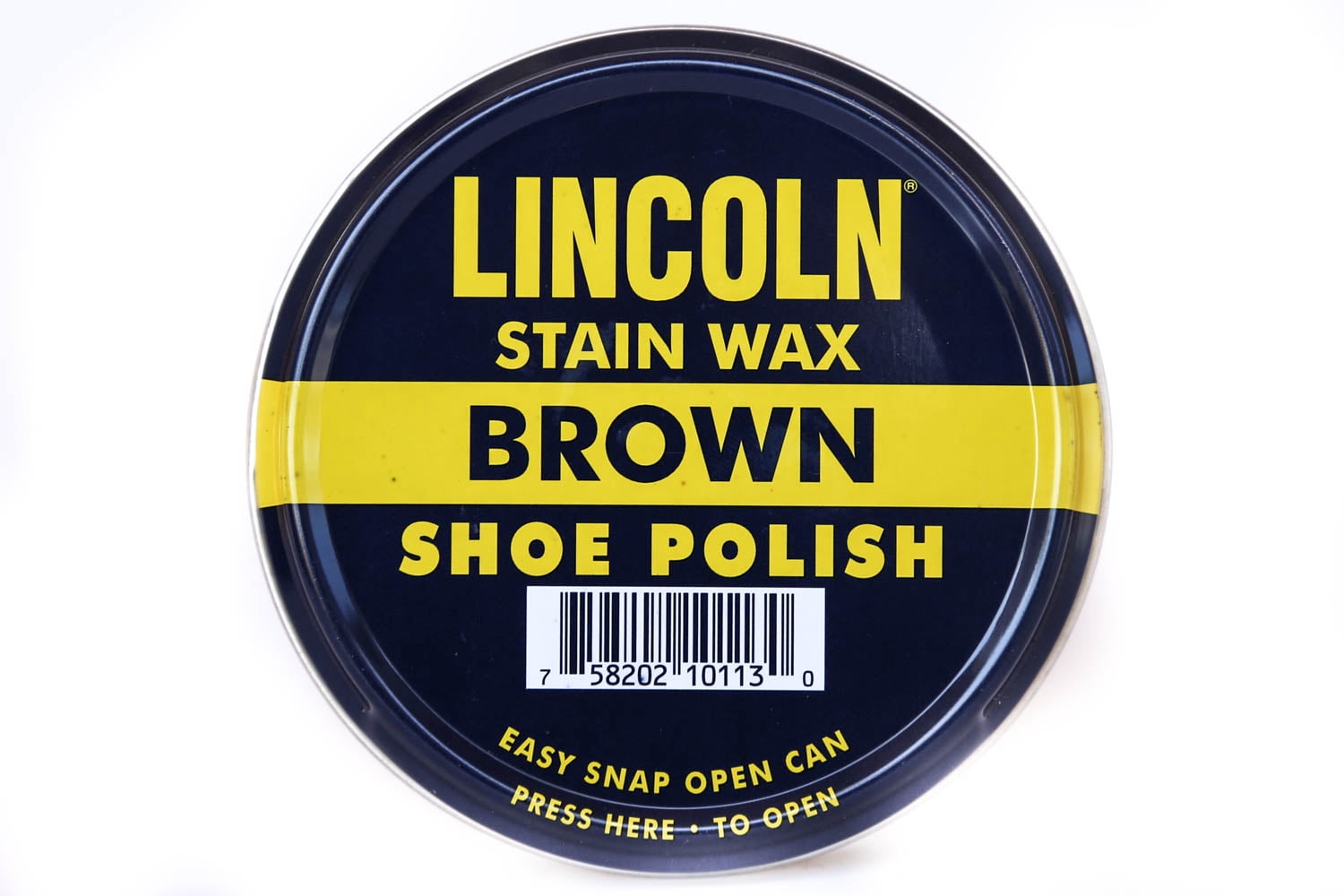Lincoln Stain Wax Shoe Polish 2.2 oz