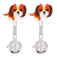 thumbnail image 1 of 2pcs Cartoon Dog Pocket Watch Adorable Hanging Watch Funny Pocket Watch, 1 of 8