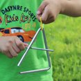 thumbnail image 4 of Flmtop Children Triangle Steel Beating Percussion Musical Instrument Kids Education Toy, 4 of 8