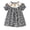 Black, variant on Zehjuhan Thanksgiving Kids Girl Dress Turkey Print Casual Short Sleeves Plaid Princess Party Dress for Toddler Baby Black，3-6M