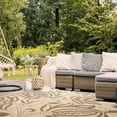 thumbnail image 3 of Safavieh Courtyard Crystal Floral Indoor/Outdoor Area Rug, Natural/Brown, 8' x 11', 3 of 12