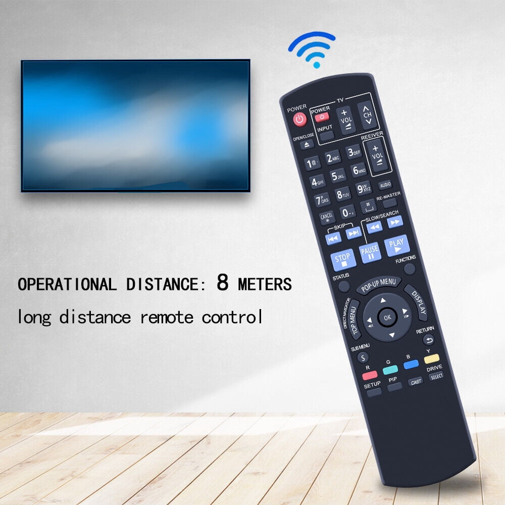 New N2QAYB000378 Replacement Remote Control fit For Panasonic Blu