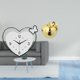 thumbnail image 2 of Reloj De Pared Con Forma De Corazón, Escultura De Fruta Acrílica, Figura De Cerámica, Decoración, Diseño Creativo, Movimiento Silencioso, Adorno De Arte De Pared Para Sala De Estudio,, 2 of 8