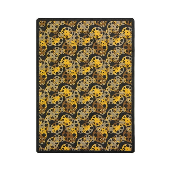 Reeling 7'8" x 10'9" Area Rug In Color Brown