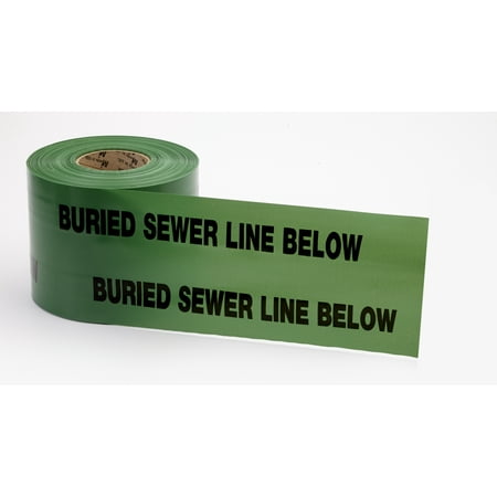 Mutual Industries 17783 6-inch X 1000-foot Non Det Sewer Line Grn
