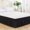 Black, variant on Danhjin Bedding Bed Skirt Wrap Around Elastic Ruffles with Adjustable Elastic Belt - Summer Savings