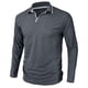 thumbnail image 3 of Blusa y camisa de manga larga con cuello vuelto para hombre, blusa informal de moda con cuello vuelto y manga larga, blusa transpirable, blusa para hombre, 3 of 7