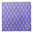 thumbnail image 4 of Bimba Purple Dots & Raccoon Animal Printed Pure Silk Scarf Neck Wrap Summer Hair Bandanas For Women 40 x 40 Inches, 4 of 6