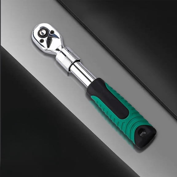Telescopic socket ratchet wrench adjustable head 72 tooth quick release wrench
