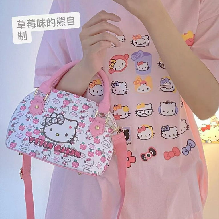 Hello Kitty, Bags, Hello Kitty Sanrio Messenger Bag Shoulder Bag Purse