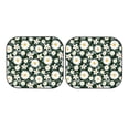 thumbnail image 7 of Xecao White Daisies and Bee for Foldable Car Sun Shades (2-Pack) offer sun protection with an easy-fold design for convenient windshield shading., 7 of 7