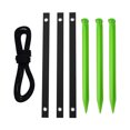 thumbnail image 2 of Juego de estaca de árbol Kit de Anclaje cuerda fuerte materiales duraderos diseño fácil de usar para árboles jóvenes - Verde Sunnimix estaca de soporte de árbol, 2 of 7
