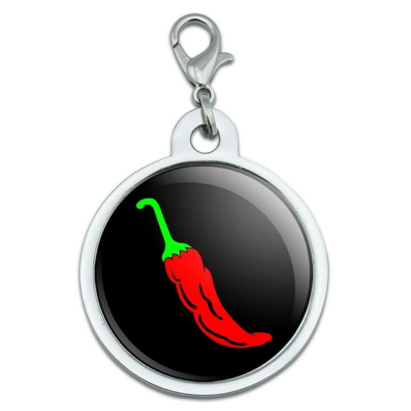 Chili Pepper - Southwestern Large Metal ID Pet Dog Tag