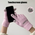 thumbnail image 4 of Horivan 2 Packs Rufa Pandas Fleece Lined Winter Gloves for Teens Touchscreen Windproof Cold Proof Unisex Outdoor Activities Cycling Commuting Warmth, 4 of 6
