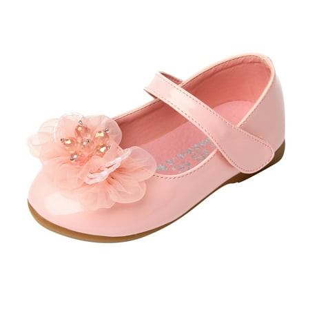 

Otqutp Children Shoes 2024 New Designer Princess Shoes Beautiful Kids Girls Shoes Casual Flat Shoes for Little Girls 1-7 Years