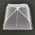 thumbnail image 3 of Bewildely Cubierta de malla para alimentos, de cocina plegable para el hogar, paraguas antiinsectos, lavable, reutilizable, placa para Mostrada 28x44cm, 3 of 6