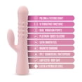 thumbnail image 2 of Blush | Jaymie 9.25 Inch G Spot Clitoral Dual Stimulation Rabbit Vibrator In Pink - 10 Vibration Modes - Soft Silicone, 2 of 10