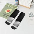 thumbnail image 7 of Rocae Black White Fluid Sculpture for Premium Adult Socks,Comfortable, Breathable, and Durable Socks, Perfect for Everyday Wear, 7 of 7