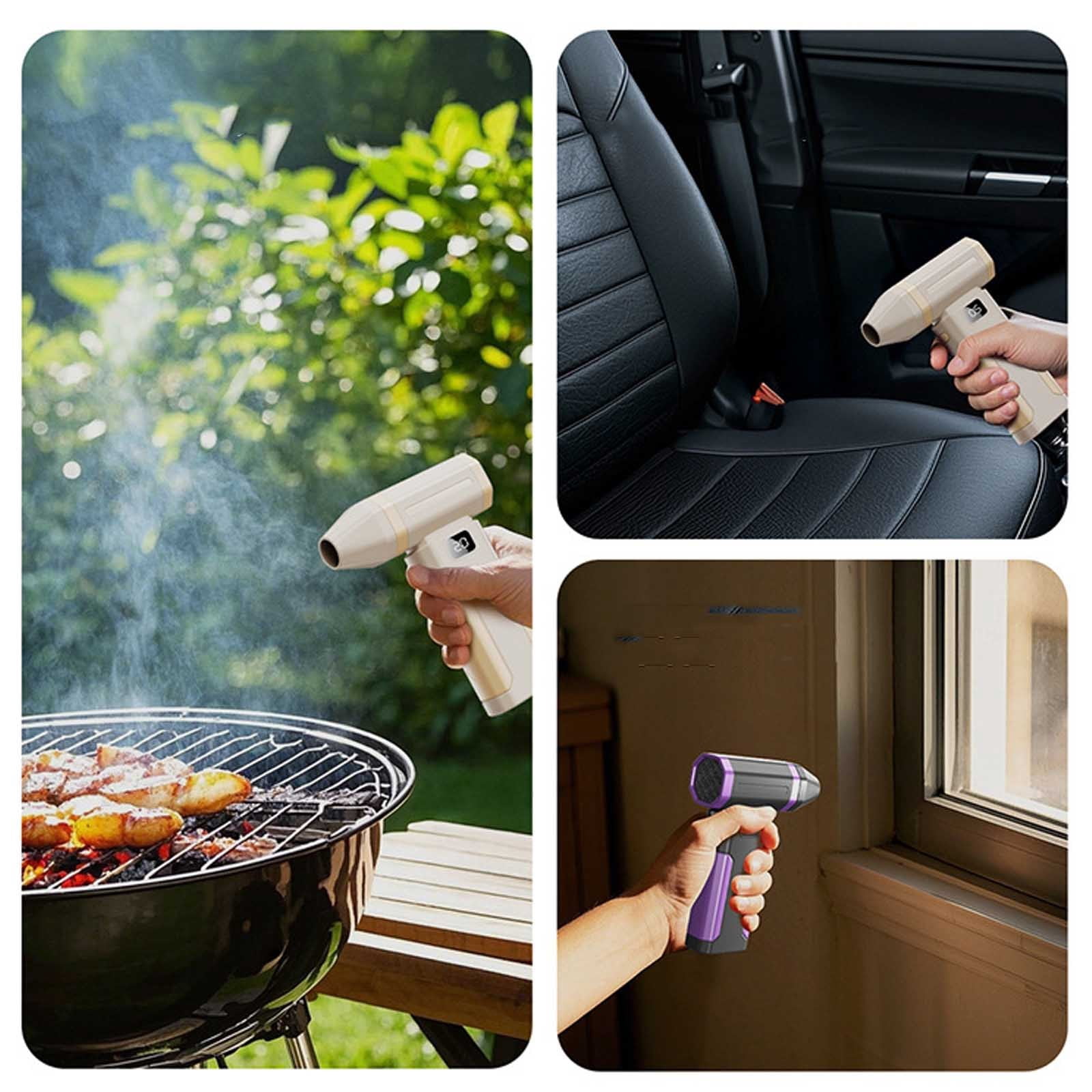 RBCKVXZ Handheld Turbo Violent Fan, Powerful Electric Air Duster Blower, Portable High Speed Jet Fan for Car, PC Keyboard & Home Cleaning
