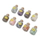 thumbnail image 1 of Mini Botellas De Piedra, 9 Piezas De Colores Exquisitos, Estilos Surtidos, Recipiente De Vidrio, Juego De Piedras Para Manualidades, 1 of 7
