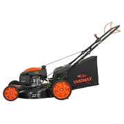 Yard Max 22 in. 201cc SELECT PACE 6 Speed CVT High Wheel FWD 3-in-1 Gas Walk Behind Self Propelled Lawn Mower