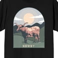 thumbnail image 2 of Cow Western Howdy Black Short Sleeve Crew Neck Tee-XL, 2 of 4