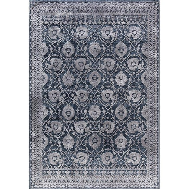 Dynamic Rugs TI243327500 2 ft. x 3 ft. 11 in. Torino 3327 Rectangle Contemporary Area Rug - 500 Navy