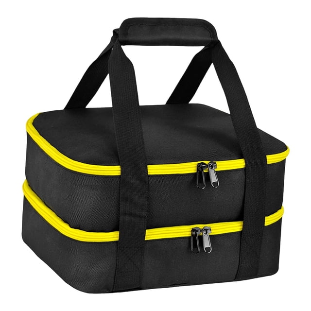 AWHAO Étui de Transport pour Source d'Alimentation Noir Sac de Rangement Confortable pour Câble de Chargement de VR &