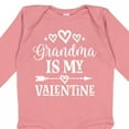 thumbnail image 4 of Inktastic Grandma is My Valentine Boys or Girls Long Sleeve Baby Bodysuit, 4 of 5