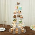 thumbnail image 5 of BalsaCircle 7 Tiers 26 in Clear Round Acrylic Cupcake Dessert Display Stand Centerpiece Party Events Decorations, 5 of 8