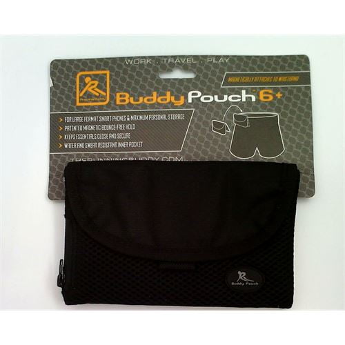 Running Buddy Buddy Pouch Black Mesh XL