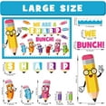 thumbnail image 4 of Colorful Pencils Bulletin Board Decoration Colorful Pencil  Welcome Back School Cut-Outs with Glue Points for for Teacher Student Back to School Party Supplies, 4 of 8