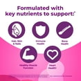 thumbnail image 3 of One A Day MULTI+ Hair, Skin & Nails Support Gummy Multivitamin, 120 Count, 3 of 9