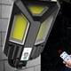 thumbnail image 5 of Inteprter Luz con Sensor Solar de Control remoto para el hogar, lámparas montadas en la pared impermeables para exteriores, lámpara de calle para jardín Iluminación y accesorios Lámpara COB Inteprter HA073772-02, 5 of 6