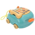 thumbnail image 1 of Baby Mobile Car Phone, Practical Durable Chinese And English Bilingual 16 Functions Phone Car Educational Toy  For Toy For Simulation Cat Phone Pink,Green, 1 of 8