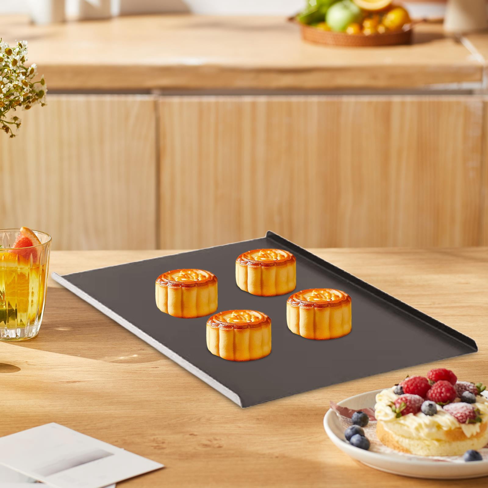 Fiocias Baking Sheet Pan Aluminum Half Sheet for Commercial Restaurant Kitchen