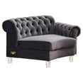 thumbnail image 4 of 7 PCS Corduroy Flexible Combination Sectional Sofa Dark Grey, 4 of 6