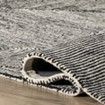 thumbnail image 5 of nuLOOM Heidi Modern Hand Tufted Wool Area Rug, 6' x 9', Charcoal, 5 of 9