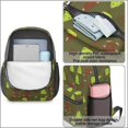 thumbnail image 4 of Bigfoot and Tree Green Pattern 17" School Backpacks for Teens,Waterproof Oxford Fabric,S-Shape Padded Straps for School,Travel,Hiking,Camping, 4 of 6