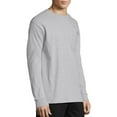 thumbnail image 3 of Hanes Men's Authentic Long Sleeve Pocket Tee, 3 of 5