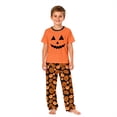 thumbnail image 4 of Grblisyd Matching Family Halloween Pajamas Set Cute Pumpkin Print 2-Piece PJS for Adults & Kids Holiday Family Pajamas, 4 of 8