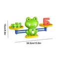 thumbnail image 4 of Homeschool Kindergarten Frog Scale Cards Balance Board Game, Cool Math Game, Preschoolers Frog Balance Counting Toys for Boys & Girls Educational Number Toy Fun Childrens Gift Learning Age 3, 4 of 7