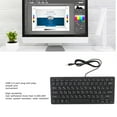 thumbnail image 4 of Quiet Keyboard Quiet Keyboard Language Keyboard USB Wired Compact Keyboard with Ergonomic for Office PC, 4 of 7