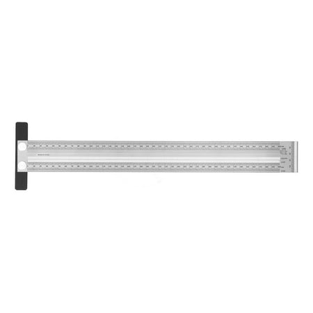 

2024 Woodworking Scribing T Rules Accuracy Marking Positioning Scribing T Ruler for Woodworking Measuring Decoration Design400mm T Ruler