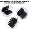 thumbnail image 2 of Rear Camera Holder,Adhesive Backup Camera Mount Dash Cam Mirror Mount Rear View Camera Bracket Reverse Camera Holde,2 x Rear Camera Holder,Black, 2 of 7