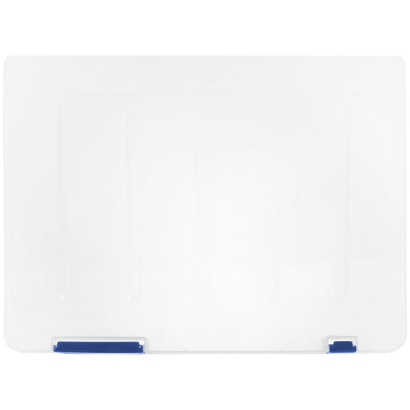 Masteelf Document Anti-deformation File Box Easy to Carry File Box 30x22.5x2cm Blue