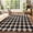 Black/Coline, variant on SUNDEREY 8'x10' Easy Jute Area Rug, Large Washable Living Room Rug, Checkerboard Indoor Outdoor Carpet, Modern Geometric Farmhouse Checkered Non Slip Black Carpet for Dining Room Apartment,Black